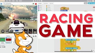 Scratch Tutorial How to create an awesome Racing Game [upl. by Lemuelah539]