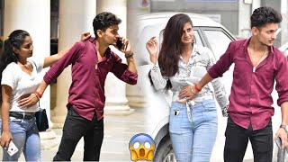 Touching Strangers Waist😱 Prank  Harshit PrankTv [upl. by Warden]