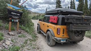 Engineer Pass Mineral Creek Cinnamon Pass California Pass Hurricane Pass Alpine Loop Colorado [upl. by Nomyad]