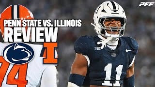 Illinois vs Penn State Review  PFF Grade Release Show [upl. by Ajani]