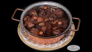 Paleron de bœuf en daube aux châtaignes et noisettes [upl. by Damiani]