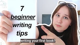 7 BEGINNER WRITING TIPS ✨📝 watch if writing your first book my best advice i wish i knew [upl. by Acinej665]