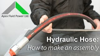 Hydraulic Hose  How To Make an Assembly [upl. by Lennox988]