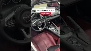 Mazda Miata MX5 startup sound [upl. by Trevah791]