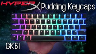 GK61 Optical Mechanical Red Switch  HyperX Double Shot Pudding Keycaps Ultimate Budget Gaming [upl. by Anny775]