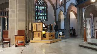 Karen Au plays Cortège et Litanie by Marcel Dupré on the organ of Blackburn Cathedral 532023 [upl. by Eerrehs]