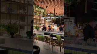 One of Las Vegas’s finest new restaurants KYU inside the Fontainebleau [upl. by Key]