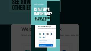 Is Alteryx Important  How It Compares to Other ETL Tools alteryx alteryxtutorial productivity [upl. by Naffets]