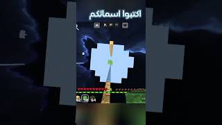 اكتبوا اسمائكم 😃😃minecraft فلسطين حره لايك [upl. by Emmalyn]