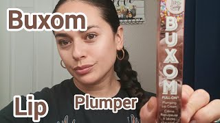 Buxom Full On Plumping Lip Cream in Mexican Hot Chocolate Review [upl. by Hett]