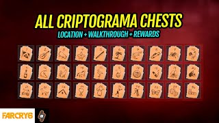 All Criptograma Chests and Criptograma Chart in Far Cry 6 Locations  Walkthrough  Rewards [upl. by Weisman609]