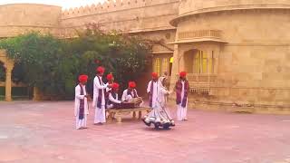 Musical welcome at Suryagarh Jaisalmer [upl. by Enenstein]