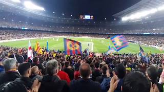 FC Barcelona  Alle Alle Alleeee Camp Nou Champions league 2019 vs Man United [upl. by Cirnek]