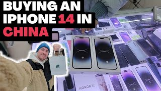 Buying my first iPhone in China  SAVED MONEY  iPhone 14 Pro Max 256gb [upl. by Subak]