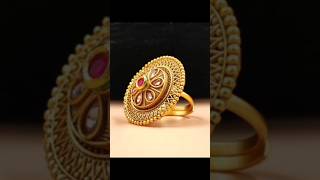 latest gold ring design  new trendy gold ring design  new stylish gold ring design for girls [upl. by Mafala352]