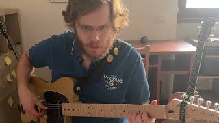 Now and Then  Beatles  Fingerstyle Cover on Custom Squier Telecaster [upl. by Ketchum939]