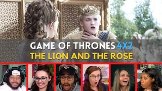 Reactors Reaction to KING JOFFREYS Wedding  Game of Thrones 4x2 quotThe Lion and the Rosequot [upl. by Daniella]