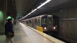 LA Metro Rail HD 60fps AnsaldoBreda A650 Red amp Purple Line Trains  Union Station 3516 [upl. by Navonod]