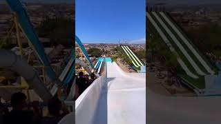 Avalancha water slide at Albercas El Vergel water park shorts [upl. by Attesoj]