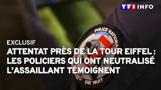 🔴 EXCLUSIF  Attentat à Paris  les policiers qui ont neutralisé lassaillant témoignent dans le 20H [upl. by Anadroj]