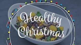 Grün und Rotkohl Salat mit Kürbis  Healthy Christmas 🎄 [upl. by Kulda]