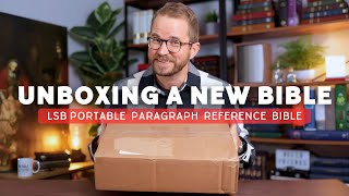 Unboxing the LSB Portable Paragraph Reference Bible [upl. by Ennasor504]