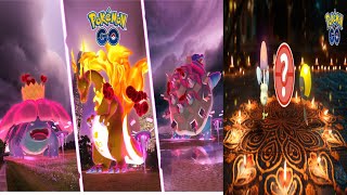 Festival of Light  Giagantamax Pokemon Shiny Giratina  Pokemon go [upl. by Ailisec422]