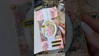 ASMR journal pink grace🪞💕✨🎀asmr journal scrapbooking journaling fyp diy pink notebook [upl. by Kindig]