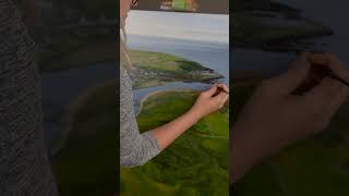 Cruden Bay Golf Club Painting [upl. by Miller]