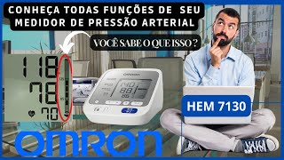 COMO USAR CORRETAMENTE MEDIDOR DE PRESSÃO ARTERIAL DIGITAL OMRON HEM 7130  marciosphygmus [upl. by Roland]