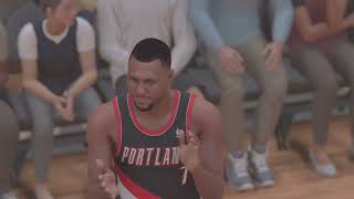 NBA 2K2408 rockets vs blazers [upl. by Anilejna]