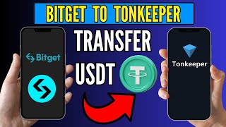 How to Transfer USDT From Bitget to Tonkeeper Wallet [upl. by Gates]