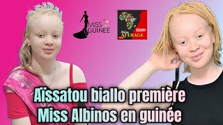 Miss Guinée  La nouvelle candidate Aïssatou  Miss Albinos [upl. by Doykos]