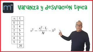 Varianza y desviación típica [upl. by Ahsilak]