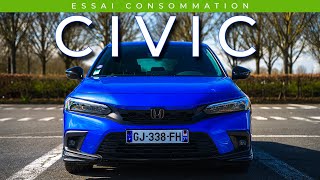 HONDA CIVIC EHEV  sa VRAIE CONSOMMATION  EC3 [upl. by Eserahc]