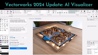 Vectorworks 2024 Update AI Visualizer [upl. by Jan]