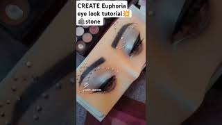 Creativity Stone eyes eyemakeup tutorial viralshort ytshorts makeup creative eyeshadow mua [upl. by Adnohsek410]