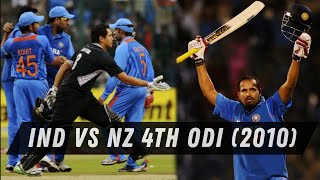 India Vs Newzealand 4th Odi 2010  Yusuf Pathan Steals the Show India Secures 40 Series Lead [upl. by Targett711]