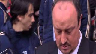 Rafa Benitez almost crying during playing YNWA when he was a Chelsea manager [upl. by Ennairod]