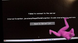 Failed to connect to the server Internal exception Invalid Characters in username  Error Solved [upl. by Prakash823]