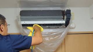 Split Air Conditioner Cleaning【Japanese Style】 [upl. by Iznyl563]