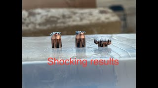 9mm 115 gr Sierra JHP ballistic gel test shocking results [upl. by Akeit747]