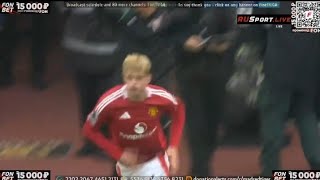 Toby Collyer EPL Debut For Manchester United Vs Liverpool FC  Premier League  192024 [upl. by Yecam428]