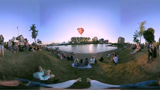 Ballonnenfestival Hardenberg 2018 full HD 360 graden film [upl. by Driskill43]