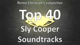 Top 40 Themes from Sly Cooper Soundtracks [upl. by Oiled]