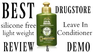 BEST SILICONE FREE Leave In Conditioner from the DRUGSTORE  REVIEW  DEMO [upl. by Sublett490]