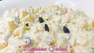 Russian Salad Recipe  Best Healthy Tasty Salad Recipe  Salad Recipe [upl. by Ahsemik]