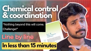 12 Marks in 15 minutes😱 Chemical control amp coordination  Questions practice 🔥 NEET 202526 [upl. by Eniladam]