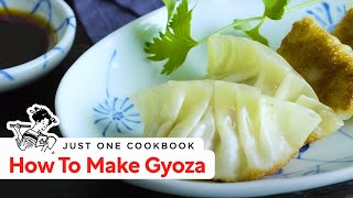 How To Make Gyoza Japanese Potstickers Recipe 餃子の作り方 レシピ [upl. by Juliano]