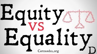 Equity vs Equality Philosophical Distinction [upl. by Esile]